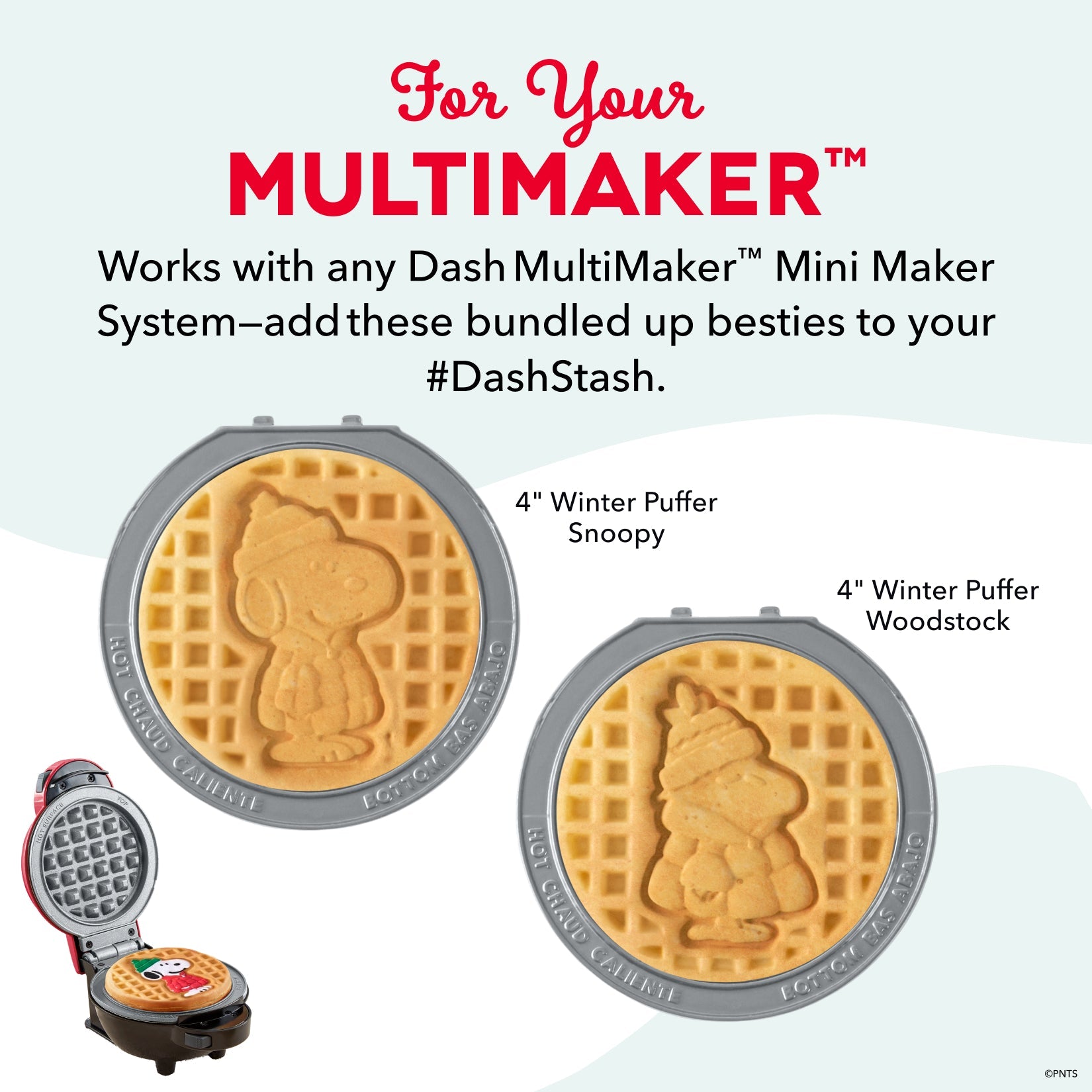 Peanuts® MultiMaker® Removable Plate Sets