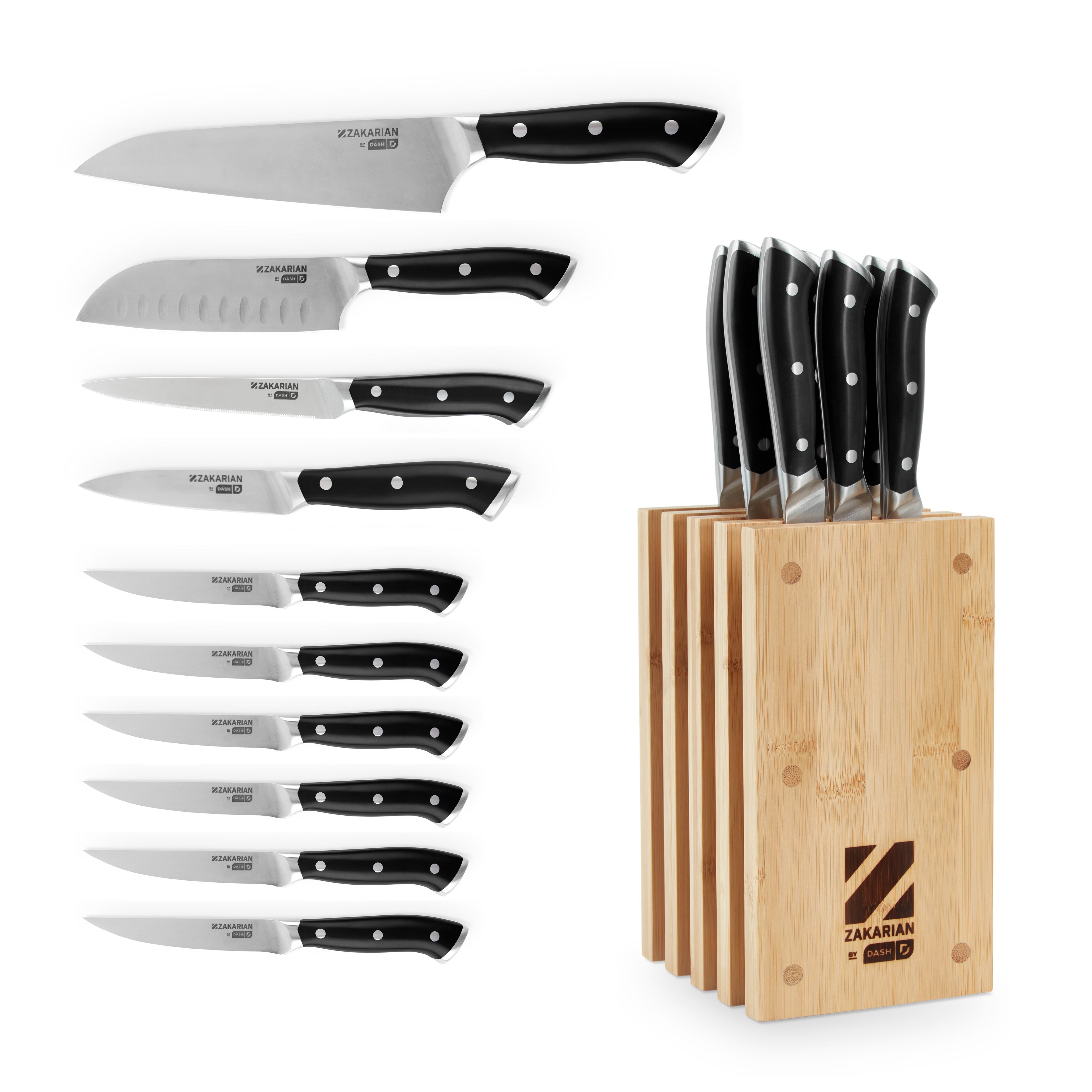 Zakarian by Dash 11 pc. Knife Block Set - Black